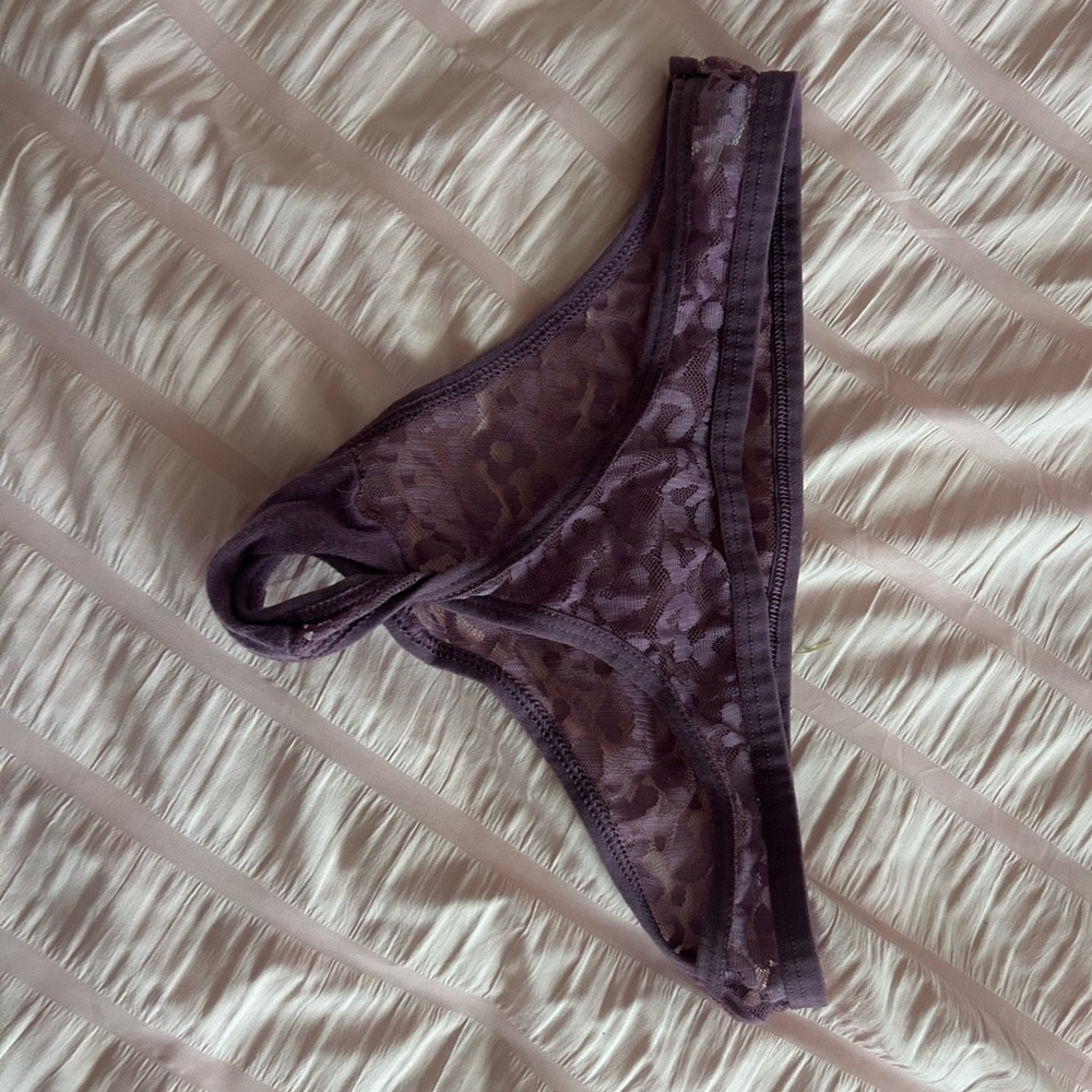Elegant Purple Lace Women's Intimate